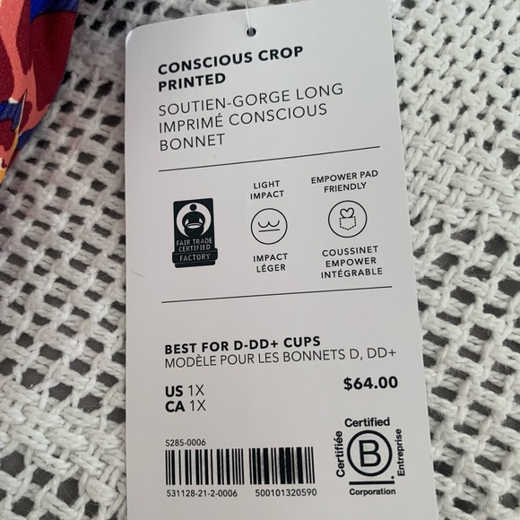 Athleta Conscious Crop Top- NWT - Picture 5 of 9